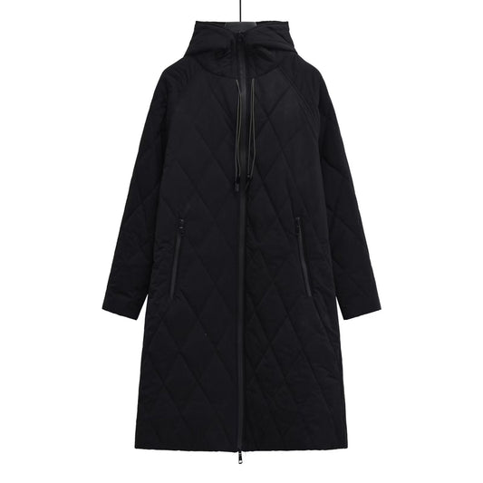 Women's Puffer Jacket – Diamond Quilted for Stylish Winter Warmth 0