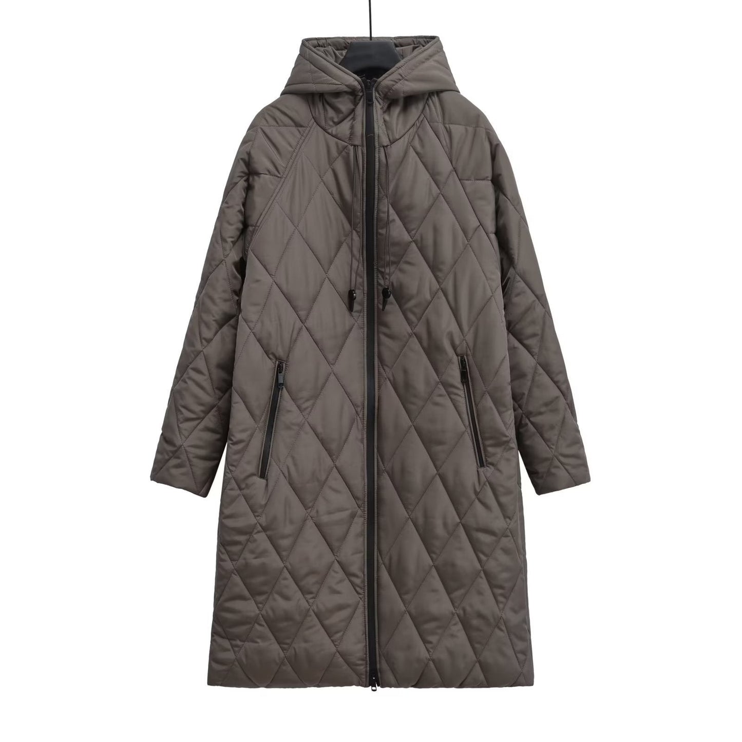 Women's Puffer Jacket – Diamond Quilted for Stylish Winter Warmth 1
