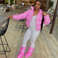 Women's Puffer Leather Jacket – Cozy Insulation & Edgy Style 5