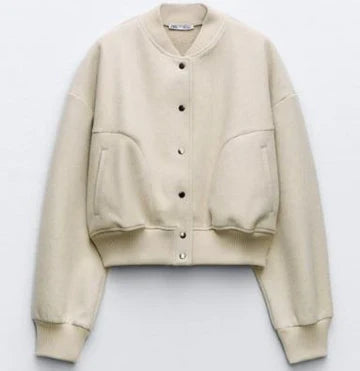 Women's Quilted Jacket – Cozy Bomber Style for Autumn Wear 1