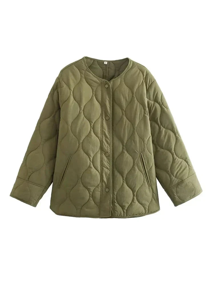 Women's Quilted Puffer Jacket – Lightweight & Cozy for Winter 5