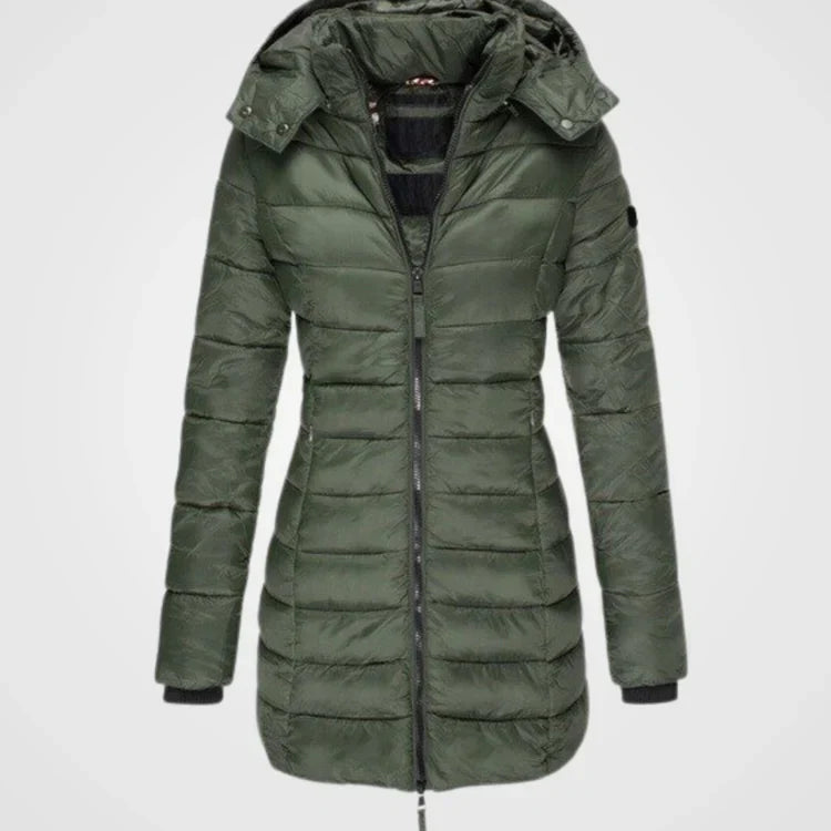 Women's Quilted Winter Jacket – Cozy Cotton with Stylish Hood 6