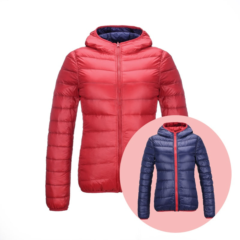 Women's Reversible Down Jacket – Ultra-Light & Stylish Comfort 14