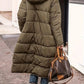 Women's Reversible Hooded Jacket – Stylish Knee-Length Versatility 1