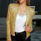 Women's Sequin Jacket – Fitted Glamour for Night Out 1