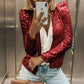 Women's Sequin Jacket – Fitted Glamour for Night Out 5