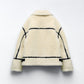 Women's Sherpa Blazer – Cozy Chic for Winter Outings 4