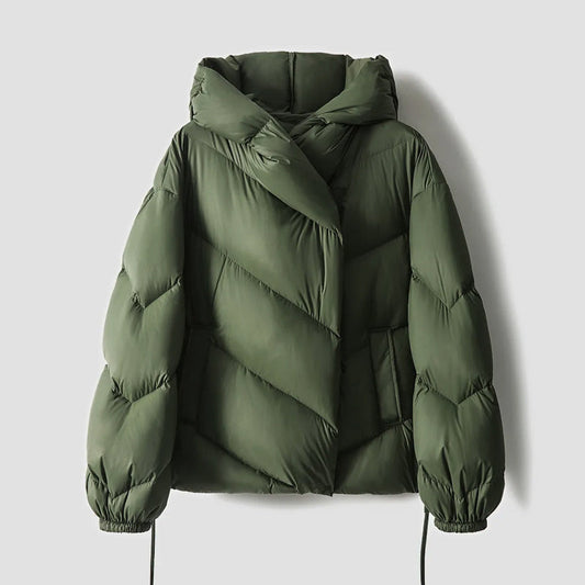 Women's Short Duck Down Jacket – Stylish Warmth for Winter 0