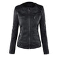 Women's Short Leather Jacket – Chic Style for Effortless Fashion 1