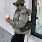 Women's Short Puff Jacket – Cozy Hooded Design for Chic Style 2