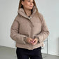 Women's Short Puffer Jacket – Cozy Style for Autumn/Winter 2