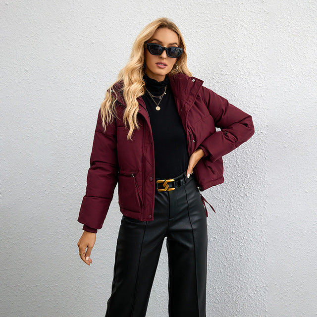 Women's Short Puffer Jacket – Cozy Style for Autumn/Winter 8