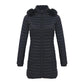 Women's Slim Fit Puffer Jacket – Chic Fur Hood for Winter Warmth 8