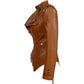 Women's Slim Fit Rivet Leather Jacket – Edgy Style for Every Occasion 2