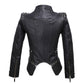 Women's Slim Fit Rivet Leather Jacket – Edgy Style for Every Occasion 6