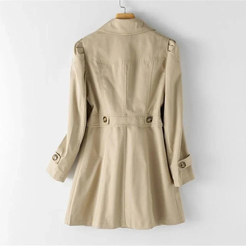 Women's Slim Mid-Length Windbreaker – Stylish & Lightweight 4