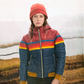 Women’s Striped Quilted Jacket – Cozy Casual Outerwear for Fall 1