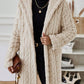 Women’s Twisted Hooded Jacket – Cozy Warmth for Autumn & Winter 2
