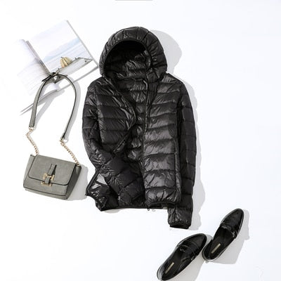 Women’s Ultra-Light Down Jacket – Stylish Warmth for Winter 0