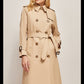 Women's Waist-Cinched Trench Coat – Stylish Windbreaker for All-Day Comfort 3