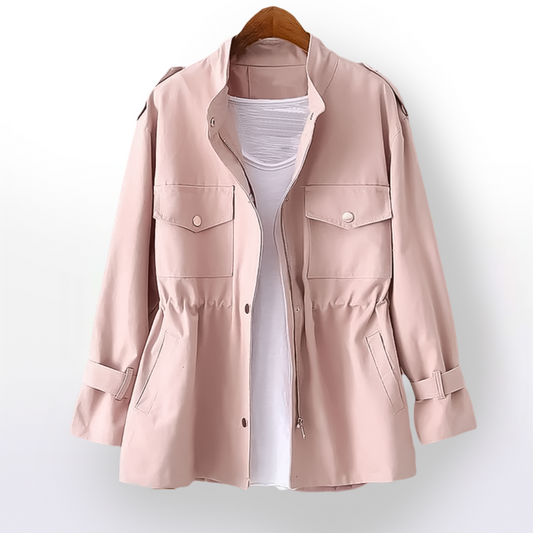 Women's Waist-Slimming Trench Coat – Tailored Fit for Effortless Style 0