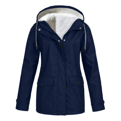 Women's Waterproof Fleece Jacket – Cozy Warmth for Outdoor Adventures 0