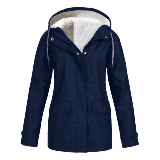Women's Waterproof Fleece Jacket – Cozy Warmth for Outdoor Adventures 0