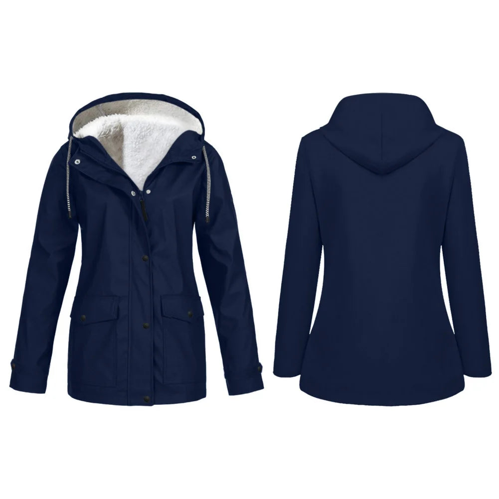Women's Waterproof Fleece Jacket – Cozy Warmth for Outdoor Adventures 2