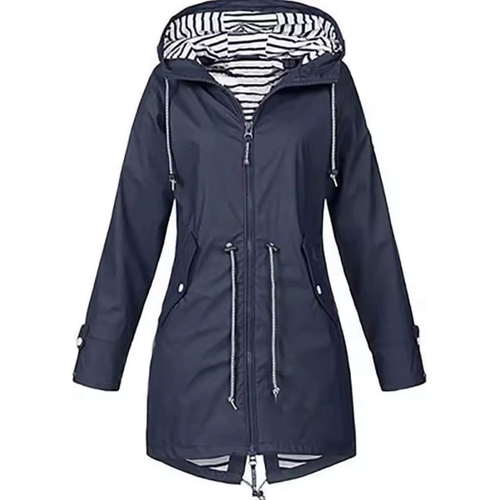 Women's Waterproof Jacket – Stylish Hooded Design for Rainy Days 5