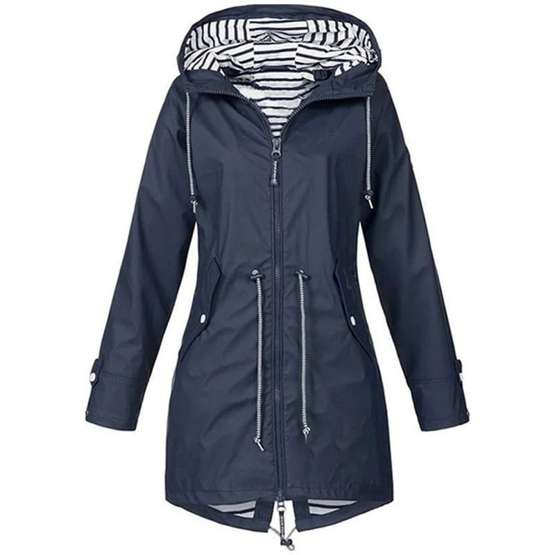 Women's Waterproof Trench Jacket – Lightweight & Stylish Fit 1