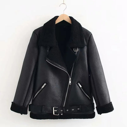 Women's Wide Lapel Coat – Chic Belted Design for Fall & Winter 0