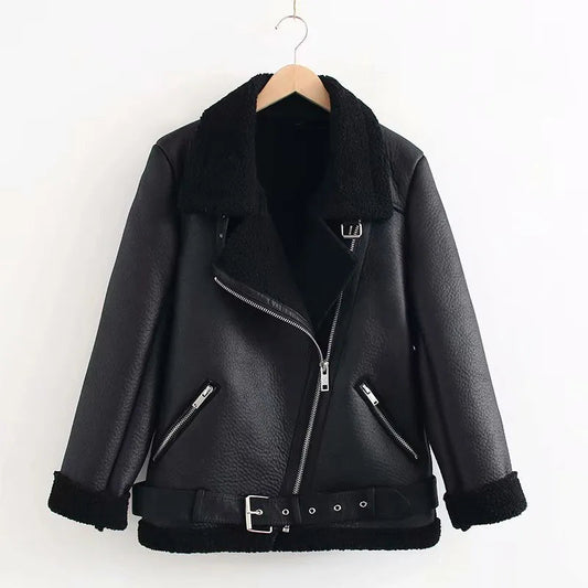 Women's Wide Lapel Coat – Chic Belted Design for Fall & Winter 0