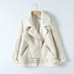 Women's Wide Lapel Coat – Chic Belted Design for Fall & Winter 6