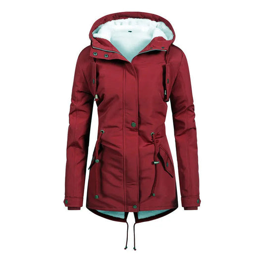 Women's Wind-Resistant Hooded Jacket – Stylish Comfort for All Seasons 0