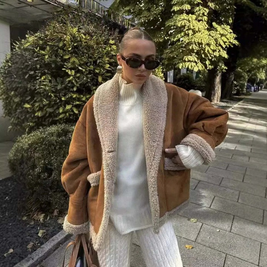 Women's Winter Coat – Chic Lapel Design for Ultimate Warmth 0