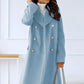 Women's Winter Coat – Double-Breasted Textured Fabric for Elegance 10