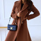 Women's Winter Coat – Double-Breasted Textured Fabric for Elegance 2