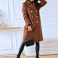 Women's Winter Coat – Double-Breasted Textured Fabric for Elegance 3