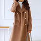 Women's Winter Coat – Double-Breasted Textured Fabric for Elegance 8
