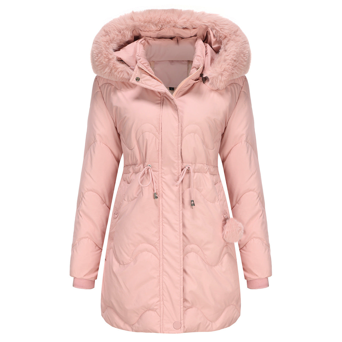 Women's Winter Jacket – Versatile Design with Detachable Hood 2