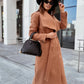 Women's Wool Blend Trench Coat – Elegant Style for Autumn 1