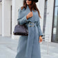 Women's Wool Blend Trench Coat – Elegant Style for Autumn 3