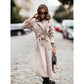 Women's Wrap Trench Coat – Stylish & Sophisticated for Fall 4