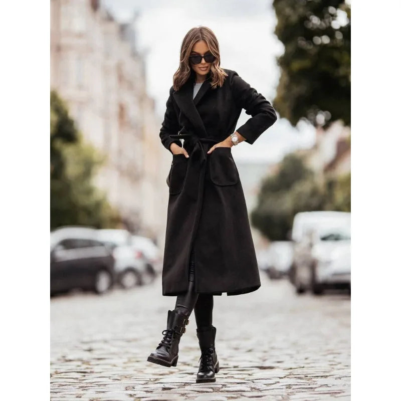 Women's Wrap Trench Coat – Stylish & Sophisticated for Fall 5