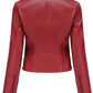 Womens Leather Moto Jacket – Edgy Style & Comfortable Fit 3
