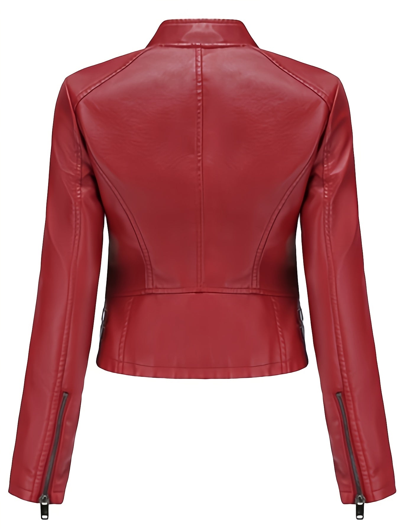 Womens Leather Moto Jacket – Edgy Style & Comfortable Fit 3