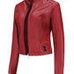 Womens Leather Moto Jacket – Edgy Style & Comfortable Fit 5