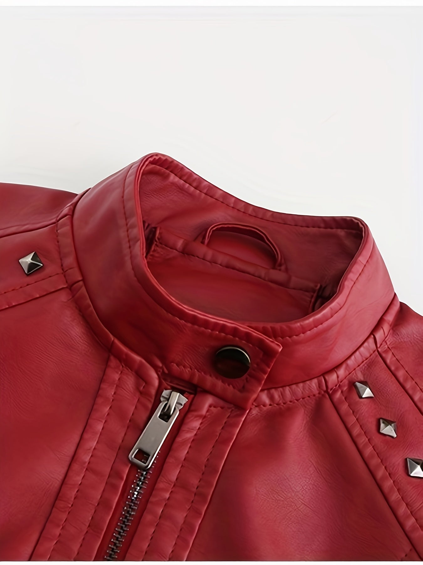 Womens Leather Moto Jacket – Edgy Style & Comfortable Fit 7
