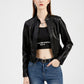 Womens Leather Moto Jacket – Edgy Style & Comfortable Fit 8